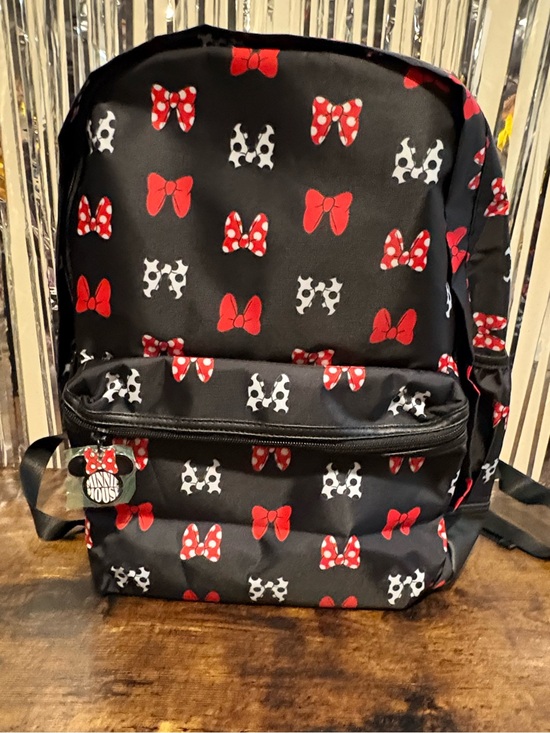 Disney Other - Disney Parks Full Size Backpack- Minnie Mouse Bows